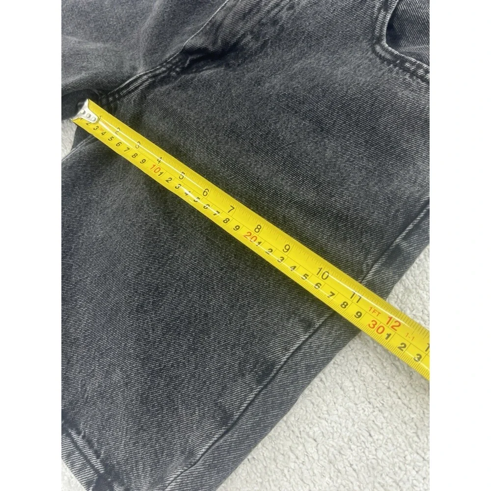 Vintage Levi's Shorts Mens 30 454 Washed Black Denim Jorts 100% Cotton 90s EUC